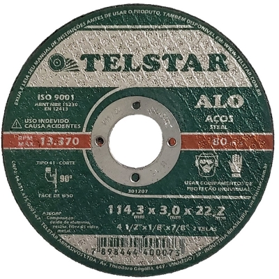 Disco de Corte de Ferro 12 X 3/4 - Telstar