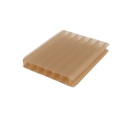 Policarbonato Alveolar - Largura: 1,05 m | 1,25 m - BEGE REFLETIVO